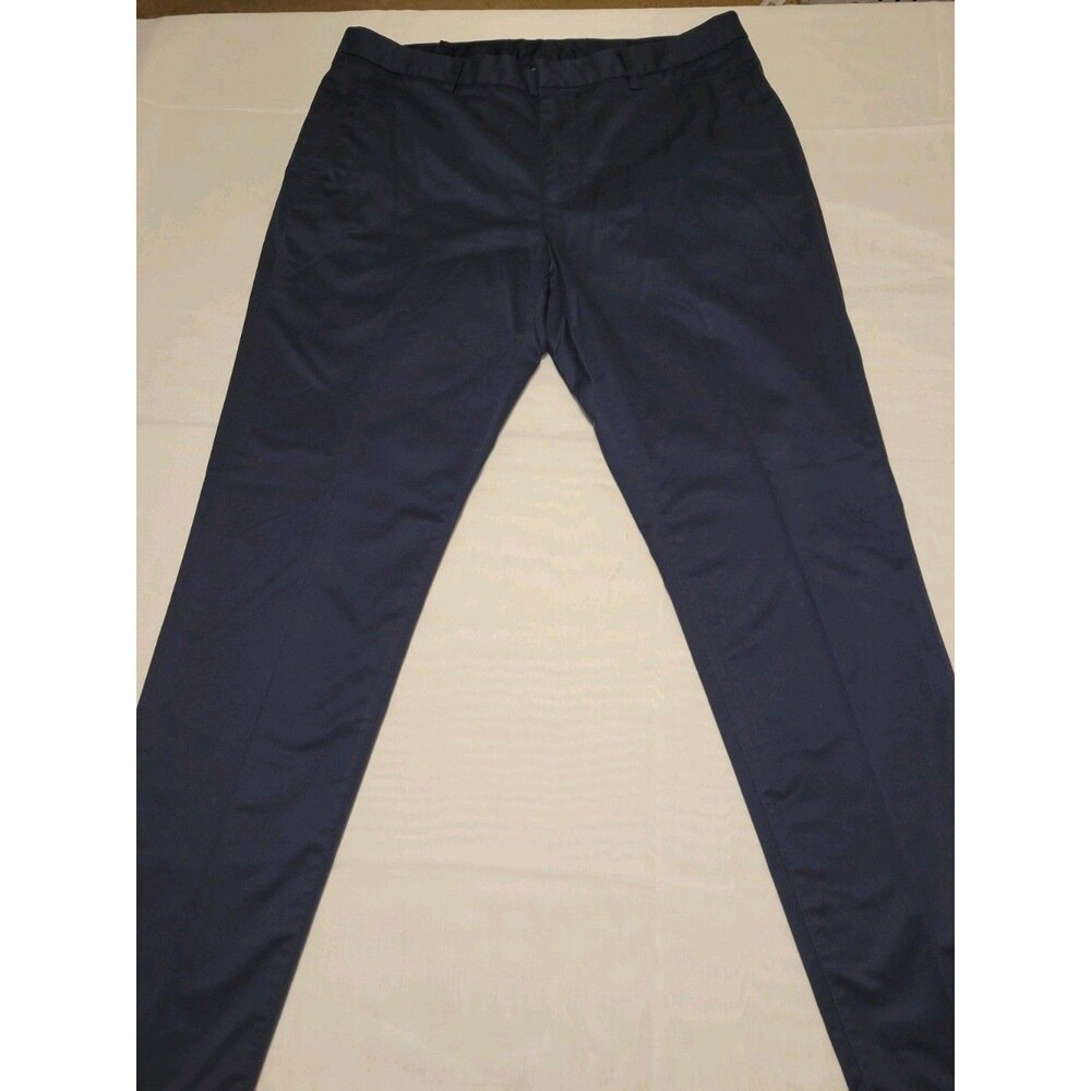 Bonobos Monday Pants Blue Slim Fit 33/32 Slim Taper Flat Front Men's Dress Pants